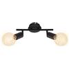 Briloner Leuchten Spot Pearl moderno nero opaco 2XE27 2868025/25