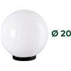 Sovil Sfera a globo in policarbonato per lampione bianco opale D.20 CM