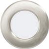 Eglo Leuchten my light Faro da incasso Fueva 5 nichel satinato tondo D.8,6 cm luce naturale 99152/20