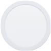 Eglo Leuchten my light Faro da incasso Fueva 5 bianco satinato tondo D.21,6 cm luce naturale 99151/20