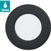 Eglo Leuchten my light Faro da incasso Fueva 5 nero opaco tondo D.8,6 cm luce naturale IP44 99213/20