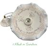 Ceramica Sarda Lampadario artigianale piatto D.36 cm con Pavoncella Sarda fatto a mano 400/20