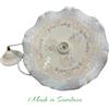 Ceramica Sarda Lampadario artigianale piatto D.40 cm con Pavoncella Sarda fatto a mano 200/20