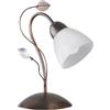 Trio Reality Lighting Lumetto da comodino Traditio classico in metallo nero rame 1XE14 500700128/15