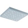 Trio Reality Lighting Plafoniera quadrata a LED INTEGRATO bianca effetto stellato 50x50 676615031/15