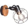 Trio Reality Lighting Spot singolo orientabile vintage con gabbietta 805300188/15