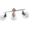 Trio Reality Lighting Spot 3 luci orientabile vintage con gabbietta 805300388/15