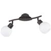 Trio Reality Lighting Spot 2 luci orientabile stile rustico marrone 824810228/15