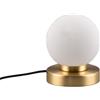 Trio Reality Lighting Lampada da tavolo a sfera TOUCH con base oro satin R5400-08/15