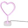 Trio Reality Lighting Lampada da tavolo LED INTEGRATO a forma di cuore R55210101/15