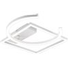Trio Reality Lighting Plafoniera Pivot squadrata orientabile a LED INTEGRATO da 23,5W luce naturale R62162131/15
