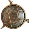 Moretti Luce Plafoniera tonda da esterno in OTTONE 200.10T/20 ideale per le case al mare