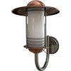 Moretti Luce Applique moderna in acciaio inox e rame 9490.00B/20