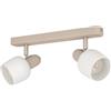 Eglo Leuchten my light Spot a 2 luci moderno Corato color tortora 900715/20