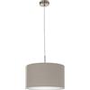 Eglo Leuchten my light Sospensione Pasteri in tessuto D.38 cm tortora 31572/20