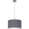 Eglo Leuchten my light Sospensione Pasteri in tessuto D.38 cm grigio 31573/20