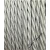 Petra Lux Cavo elettrico treccia stoffa seta da 3 X 0.75mm colore BIANCO