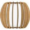 Eglo Leuchten my light Applique Stellato 1 legno taglio laser colore frasino 1XE27 95602/20
