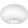 Eglo Leuchten my light Plafoniera Optica d.35 moderna in vetro bianco satinato 2XE27 86812/20