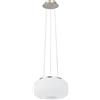 Eglo Leuchten my light Lampadario a sospensione Optica d.28 moderna in vetro bianco satinato 2XE27 86813/20