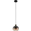 Eglo Leuchten my light Lampadario a sospensione Oilella 1 luce vetro sfumato brown 1XE27 99614/20
