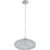 Eglo Leuchten my light Sospensione Clemente d.35 con cristalli ottagonali trasparenti e struttura cromo 1XE27 95286/20