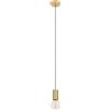 Eglo Leuchten my light Sospensione pendel Pozueta 1 con cavo stile minimal ottone satinato 900799/20