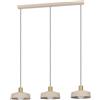 Eglo Leuchten my light Sospensione Valdiola cupole in metallo color tortora 3XE27 900431/20