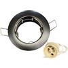 Lampo Lighting technology Faretto da incasso nero satinato GU10- 230V DIKF230/NE/SL