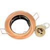 Lampo Lighting technology Faretto da incasso rame satinato GU10- 230V DIKF230/RA/SL