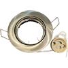 Lampo Lighting technology Faretto da incasso acciaio satinato orientabile GU10- 230V DIKOR230/IN/SL