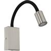 Eglo Leuchten my light Applique orientabile Tazzoli grigia con Led integrato da 3,8W + USB 96567/20