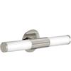Eglo Leuchten my light Applique specchio Palmera cromo satinato e vetro bianco 2XE14 87222/20
