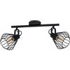 Eglo Leuchten my light Spot 2 luci Tabillano orientabile nero opaco con gabietta 2XE27 98763/20