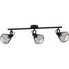 Eglo Leuchten my light Spot 3 luci Tabillano orientabile nero opaco con gabietta 3XE27 98764/20