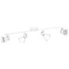 Eglo Leuchten my light Spot a 4 luci Seras 1 vintage orientabile bianco opaco 4XGU10 98396/20