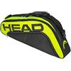 HEAD Tour Team Extreme 3R PRO, Borsa per Racchetta Unisex Adulto, Nero/Giallo Neon
