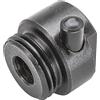 Starrett Kwik-Change - Sega a tazza con filettatura A6-3 5/8-18 per seghe a tazza da 32-152 mm, mandrino in acciaio a cambio rapido