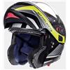 MT Helmets Casco Moto Modulare MT Helmets ATOM sv Tarmac Nero Giallo Op