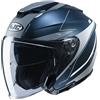 Hjc Casco Moto Jet Doppia Visiera HJC i30 SLIGHT MC2SF Blu Bianc