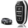 TOOMUME Cover Chiave TPU, Custodia Chiave Adatto per Peugeot 208 308 508 2008 3008 5008 Rifter Citroen C3 Arricross C4 Picasso DS3 DS4 Berlingo, Copri Chiavi Guscio Chiave Auto Telecomando - Smart Key