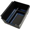 MEDZUK Console Centrale Auto Compatibile con Dacia Duster 3 2024-2025 2026 Scatola Bracciolo portaoggetti, Organizer Vassoio Accessori con Tappetino Antiscivolo (Blu)