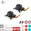 AKNES GuliKit TMR Joysticks Kit di Riparazione per Switch OLED/Switch/Switch Lite JoyCon, No Drift Magnetic Stick di Ricambio per Joycon, con Strumenti di riparazione, 4 Colori Tappi Stick - 1 Paio
