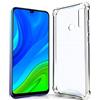 N NEWTOP Newtop Cover per Huawei P Smart/2019/Plus 2019/Z/+/2020, Semi Rigida TPU Hard Clear Anti-Shock Custodia Antiurto Slim Trasparente Angoli Rinforzati (per P Smart 2020)