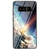 MadBee Cover per Samsung Galaxy Note 8 [con Pellicola Proteggi Schermo],Custodia Protettiva in Vetro Temperato 9H [Cielo Stellato] + Cornice Paraurti in Silicone Morbido Cover Case (Stellato Luminoso)