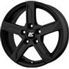 Cerchi in lega Rc Design TDG 7.5x18 Schwarz Klar Matt (SKM)