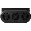 Shkalacar Ventilatore di Scarico per Auto, 3 Ventole Ventilatore di circolazione dell'Aria Alimentato Tramite USB e energia Solare Ventilatore di Ventilazione Silenzioso Ventola di Raffreddamento