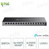 OMADA SG2016P - TP-Link Omada SG2016P Switch Smart Desktop con 16 Porte Gigabit di cui 8 PoE+ - Managed L2