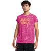 UNDER ARMOUR T-shirt Project Rock Raise Hell Cap Sleeve Allenamento Uomo