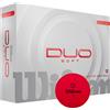 WILSON DUO SOFT GOLF BALLS RED Palline